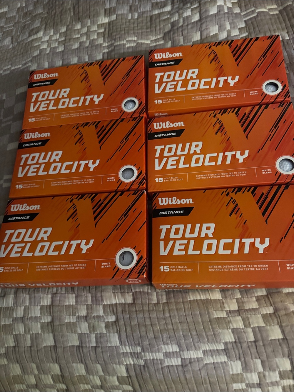 Wilson tour balls Subcategory Selection 6 boxes 90 Golf balls
